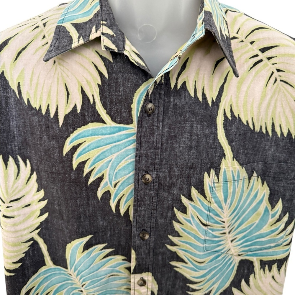 TORI RICHARD Aloha Hawaiian Tropical Collared Shirt Men L Large - Picture 2 of 5